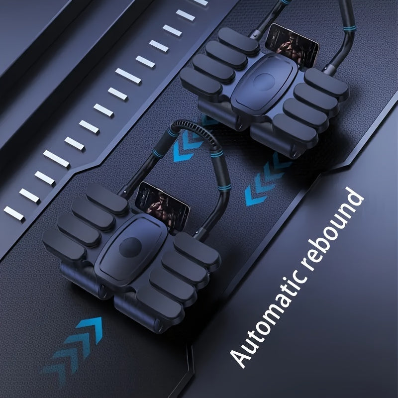 Automatic Rebound Ab Wheel with Mobile Holder