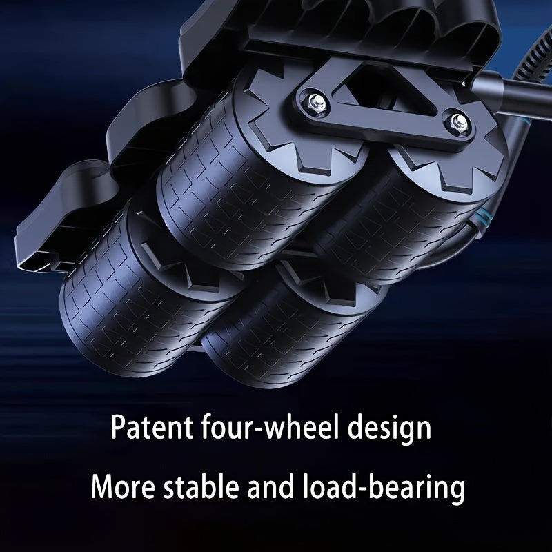 Automatic Rebound Ab Wheel with Mobile Holder